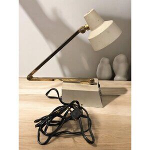 Vintage Mid-Century Modern Design Tensor Firefly Model 1500 Adjustable Desk Lamp